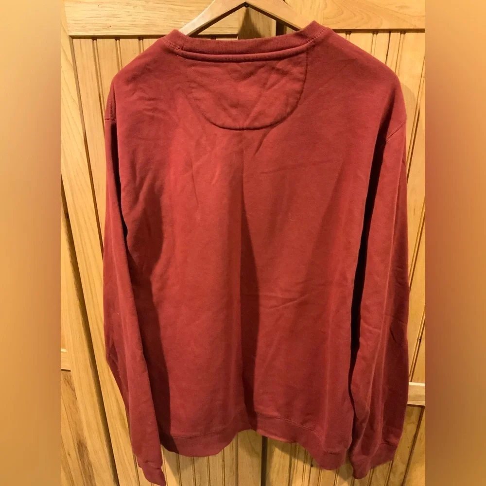 Men's Red Crew Neck Sweater